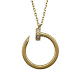 カルティエ Cartier ジュストアンクルダイヤネックレス ゴールド Au750 ジュエリー