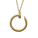 カルティエ Cartier ジュストアンクルダイヤネックレス ゴールド Au750 ジュエリー