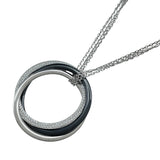 カルティエ Cartier トリニティネックレス ホワイトゴールドxプラチナ 750/Pt950 ジュエリー