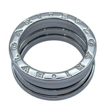 ブルガリ BVLGARI ビーゼロワンリング3バンド(S) ホワイトゴールド 750 ジュエリー
