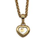 ショパール Chopard ハッピーDネックレス ゴールド 750 ジュエリー