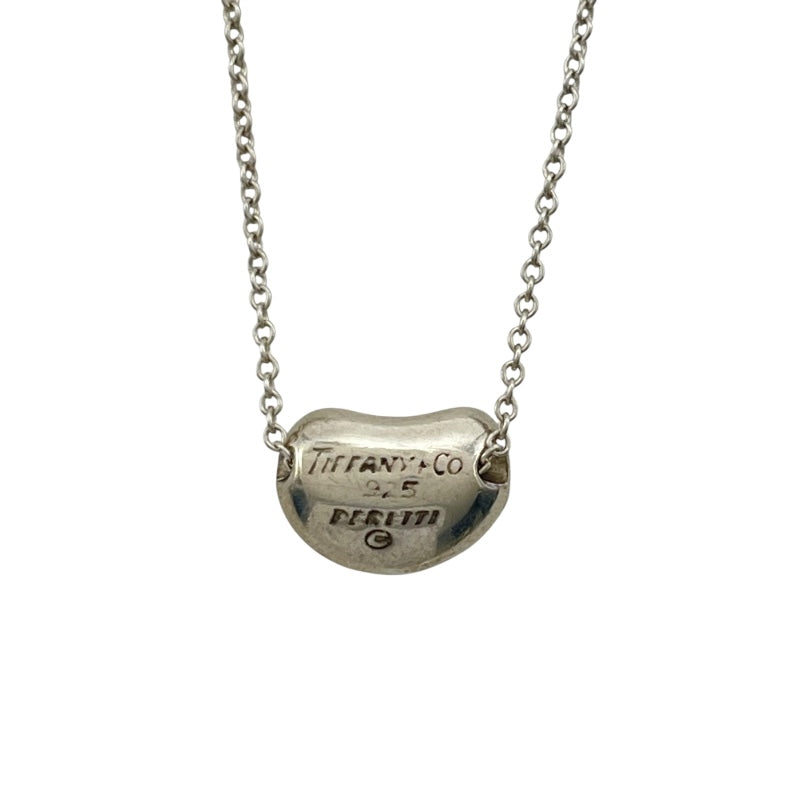 ② TIFFANY&Co. シルバー ビーン型 ネックレス ティファニー TIFFANY＆CO ビーンネックレス シルバー 925 ジュエリー