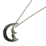 ティファニー TIFFANY＆CO ｸﾚｾﾝﾄﾑｰﾝﾈｯｸﾚｽ シルバー SV925 アクセサリー