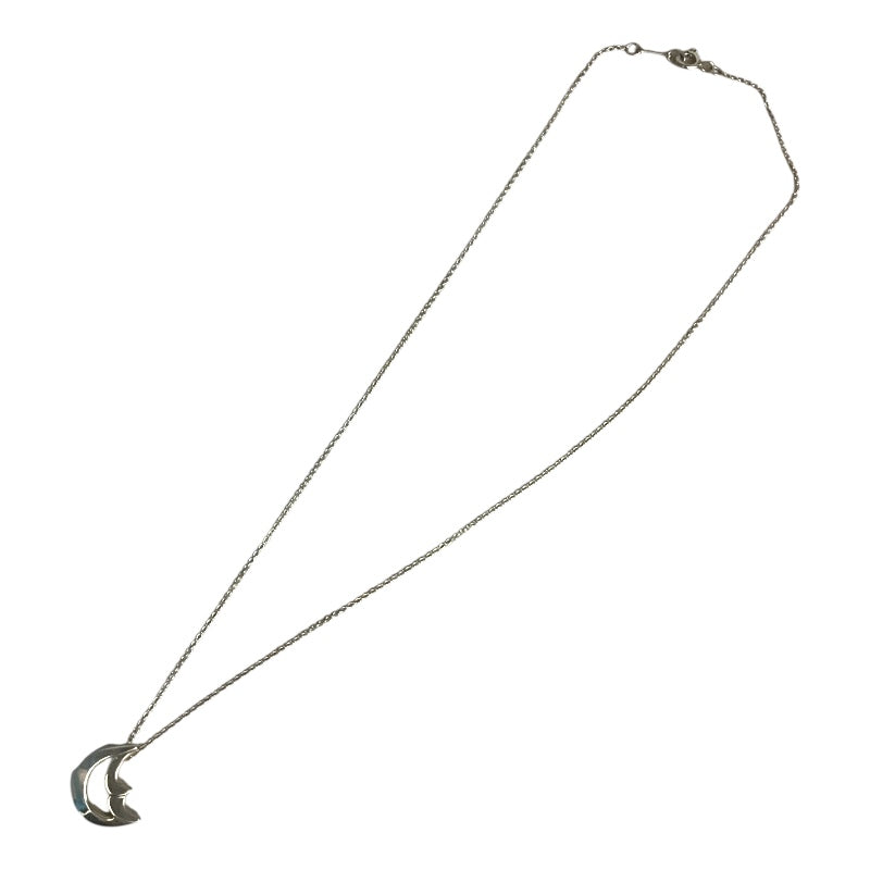 ティファニー TIFFANY＆CO ｸﾚｾﾝﾄﾑｰﾝﾈｯｸﾚｽ シルバー SV アクセサリー