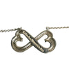 ティファニー TIFFANY＆CO ﾀﾞﾌﾞﾙﾗﾋﾞﾝｸﾞﾊｰﾄﾈｯｸﾚｽ シルバー SV925 アクセサリー