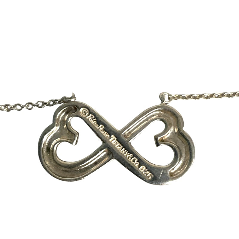 ティファニー TIFFANY＆CO ﾀﾞﾌﾞﾙﾗﾋﾞﾝｸﾞﾊｰﾄﾈｯｸﾚｽ シルバー SV925