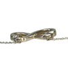ティファニー TIFFANY＆CO ﾀﾞﾌﾞﾙﾗﾋﾞﾝｸﾞﾊｰﾄﾈｯｸﾚｽ シルバー SV925 アクセサリー