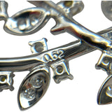 タサキ TASAKI ブローチ ホワイトゴールド K18WG/パール/ダイヤモンド ジュエリー