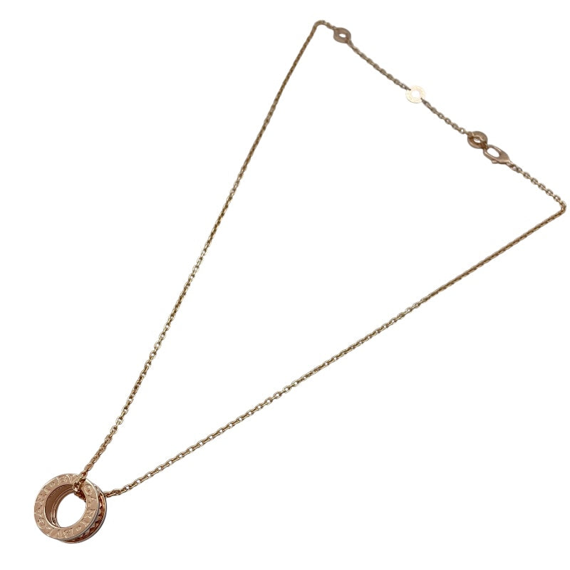 ブルガリ BVLGARI ビーゼロワンロックネックレス ピンクゴールド Au750