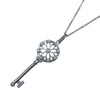 ティファニー TIFFANY＆CO フローラルキーネックレス ホワイトゴールド Au750 ジュエリー