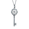 ティファニー TIFFANY＆CO フローラルキーネックレス ホワイトゴールド Au750 ジュエリー