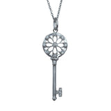 ティファニー TIFFANY＆CO フローラルキーネックレス ホワイトゴールド Au750 ジュエリー
