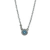ティファニー TIFFANY＆CO バイザヤードネックレス シルバー 925 アクアマリン ジュエリー