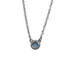 ティファニー TIFFANY＆CO バイザヤードネックレス シルバー 925 アクアマリン ジュエリー
