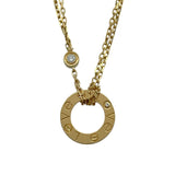 カルティエ Cartier ラブサークルネックレス ゴールド Au750 ダイヤモンド ジュエリー