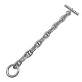 エルメス HERMES シェーヌダンクルブレスTGM 12コマ シルバー Ag925 ジュエリー