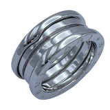 ブルガリ BVLGARI ビーゼロワンリング3バンド(S) ホワイトゴールド 750 ジュエリー