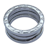 ブルガリ BVLGARI ビーゼロワンリング3バンド(S) ホワイトゴールド 750 ジュエリー