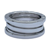 ブルガリ BVLGARI ビーゼロワンリング3バンド(S) ホワイトゴールド 750 ジュエリー