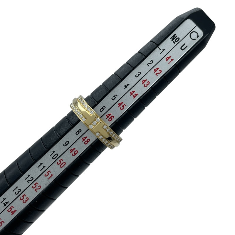 ティファニー TIFFANY＆CO Tナローリング ゴールド Au750 ジュエリー