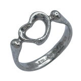 ティファニー TIFFANY＆CO オープンハートリング シルバー 925 ジュエリー