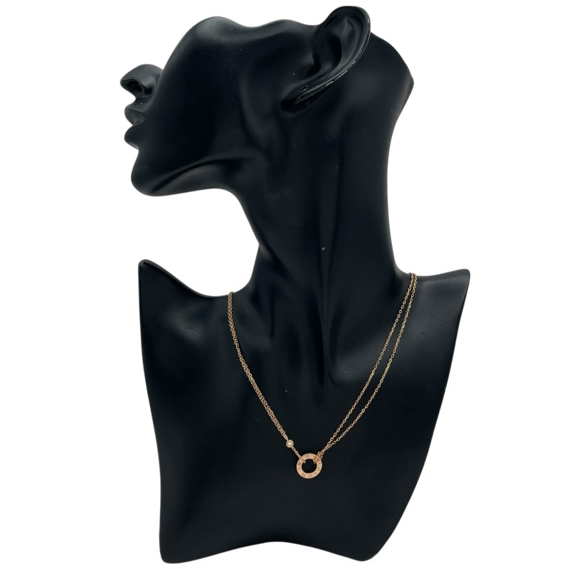 カルティエ Cartier ラブサークルネックレス K18PG ピンクサファイア