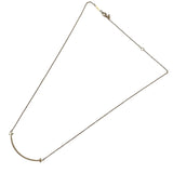 ティファニー TIFFANY＆CO Tスマイルネックレス スモール K18PG ジュエリー