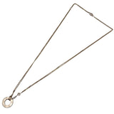 カルティエ Cartier ラブサークルネックレス 2Pダイヤ K18PG ダイヤモンド ジュエリー