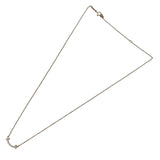 ティファニー TIFFANY＆CO Tスマイルネックレス ミニ K18PG ダイヤモンド ジュエリー