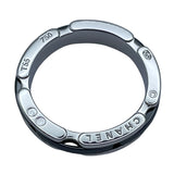シャネル CHANEL ウルトラリング スモール T55 K18WG ブラックセラミック ジュエリー