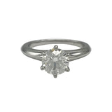 ティファニー TIFFANY＆CO クラシック ソリティアリング プラチナ Pt950 ダイヤモンド ジュエリー