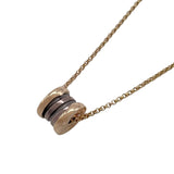 ブルガリ BVLGARI ビーゼロワンネックレスパーフェクトミステイク ピンクゴールドxステンレススチール K18SS ジュエリー