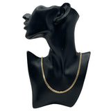 喜平6面Wネックレス ゴールド 750 ジュエリー