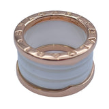 ブルガリ BVLGARI ビーゼロワンリング4バンド(M) ピンクゴールド Au750 ジュエリー