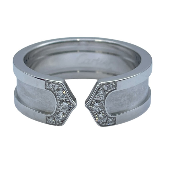 カルティエ Cartier C2リング ホワイトゴールド 750 ジュエリー