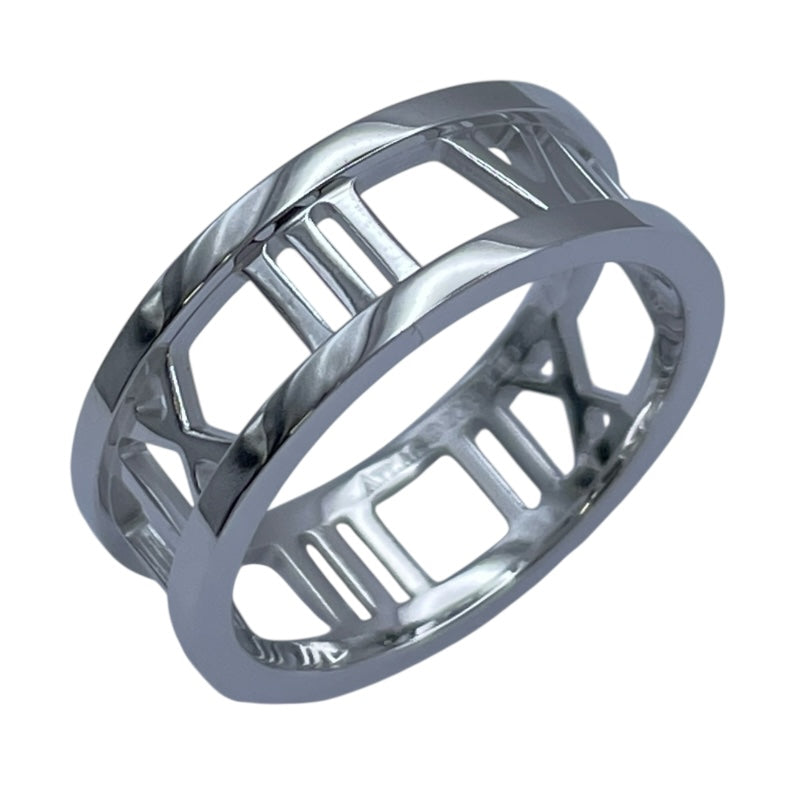 ティファニー TIFFANY＆CO オープンアトラスリング ホワイトゴールド 750 ジュエリー