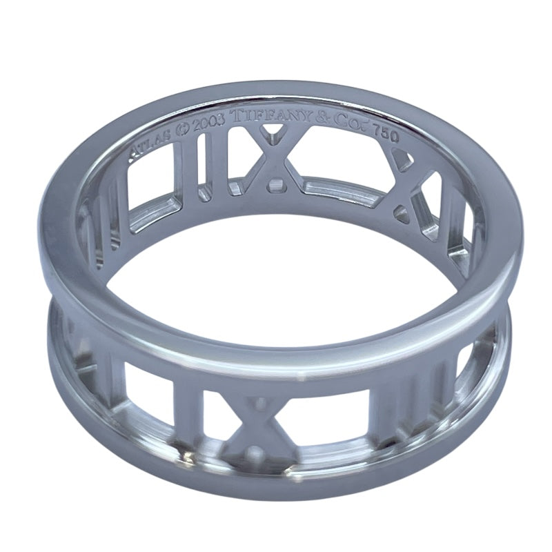 ティファニー TIFFANY＆CO オープンアトラスリング ホワイトゴールド 750 ジュエリー