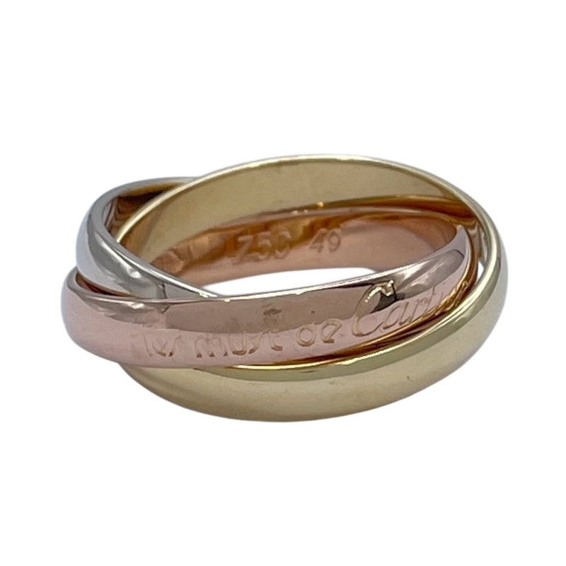 カルティエ Cartier トリニティリング ゴールドxピンクゴールドxホワイトゴールド 750 ジュエリー