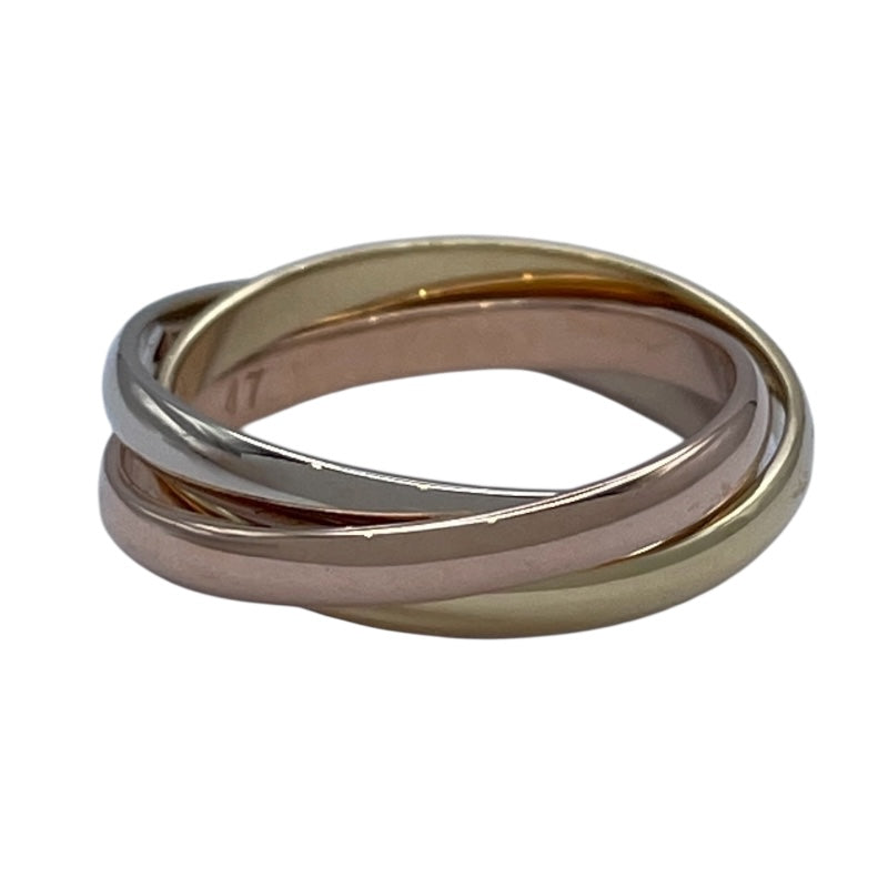 カルティエ Cartier トリニティリングスモール ゴールドxピンクゴールドxホワイトゴールド 750 ジュエリー