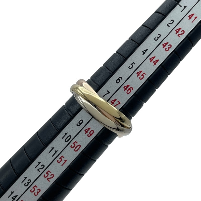 カルティエ Cartier トリニティリングスモール ゴールドxピンクゴールドxホワイトゴールド 750 ジュエリー