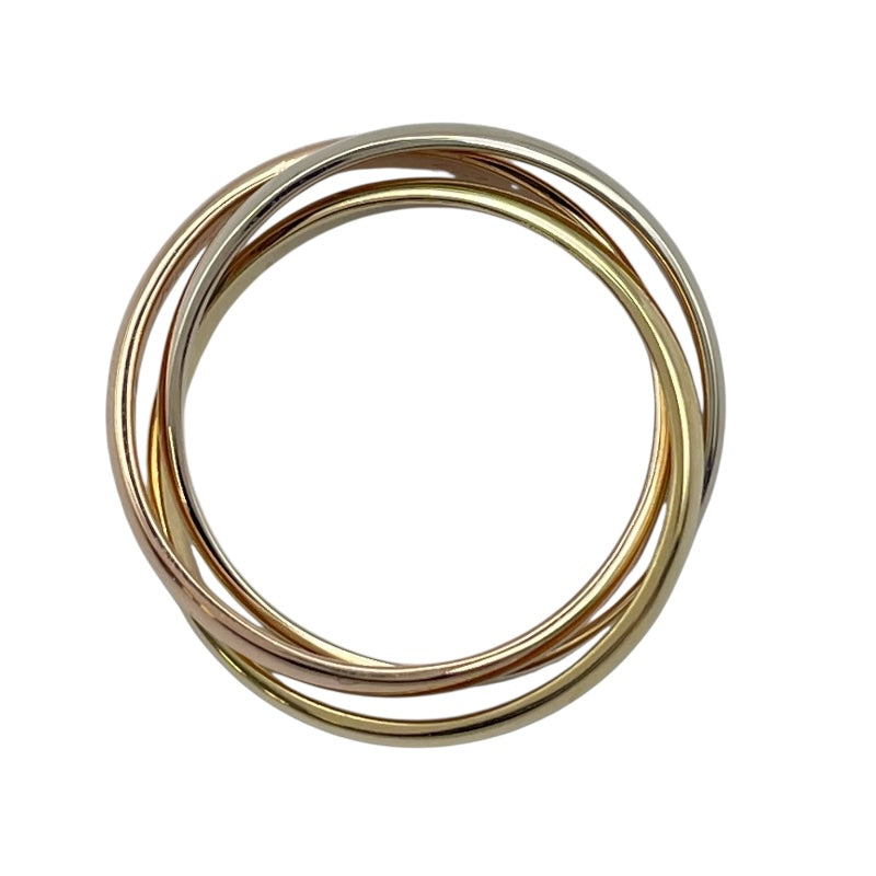 カルティエ Cartier トリニティリングスモール ゴールドxピンクゴールドxホワイトゴールド 750 ジュエリー