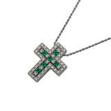 ダミアーニ DAMIANI ベルエポックネックレス S ホワイトゴールド Au750 エメラルド ジュエリー