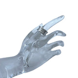 ブルガリ BVLGARI ビーゼロワンリング3バンド(S) ホワイトゴールド 750 ジュエリー