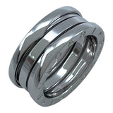 ブルガリ BVLGARI ビーゼロワンリング3バンド(S) ホワイトゴールド 750 ジュエリー