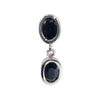 PATTARAPHAN パッタラパン Baby Duo Ying シングルピアス Black Sapphire ４ ブラック シルバー ロジウムメッキ/シルバー/ブラックサファイア アクセサリー