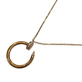 カルティエ Cartier ジュストアンクルダイヤネックレス ピンクゴールド 750PG ジュエリー