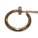 カルティエ Cartier ジュストアンクルダイヤネックレス ピンクゴールド 750PG ジュエリー