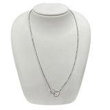 カルティエ Cartier ベビーラブネックレス ホワイトゴールド 750WG ダイヤモンド ジュエリー