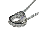 カルティエ Cartier ベビーラブネックレス ホワイトゴールド 750WG ダイヤモンド ジュエリー
