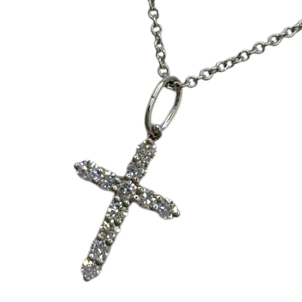 ティファニー TIFFANY＆CO クロスネックレス Pt950 アクセサリー